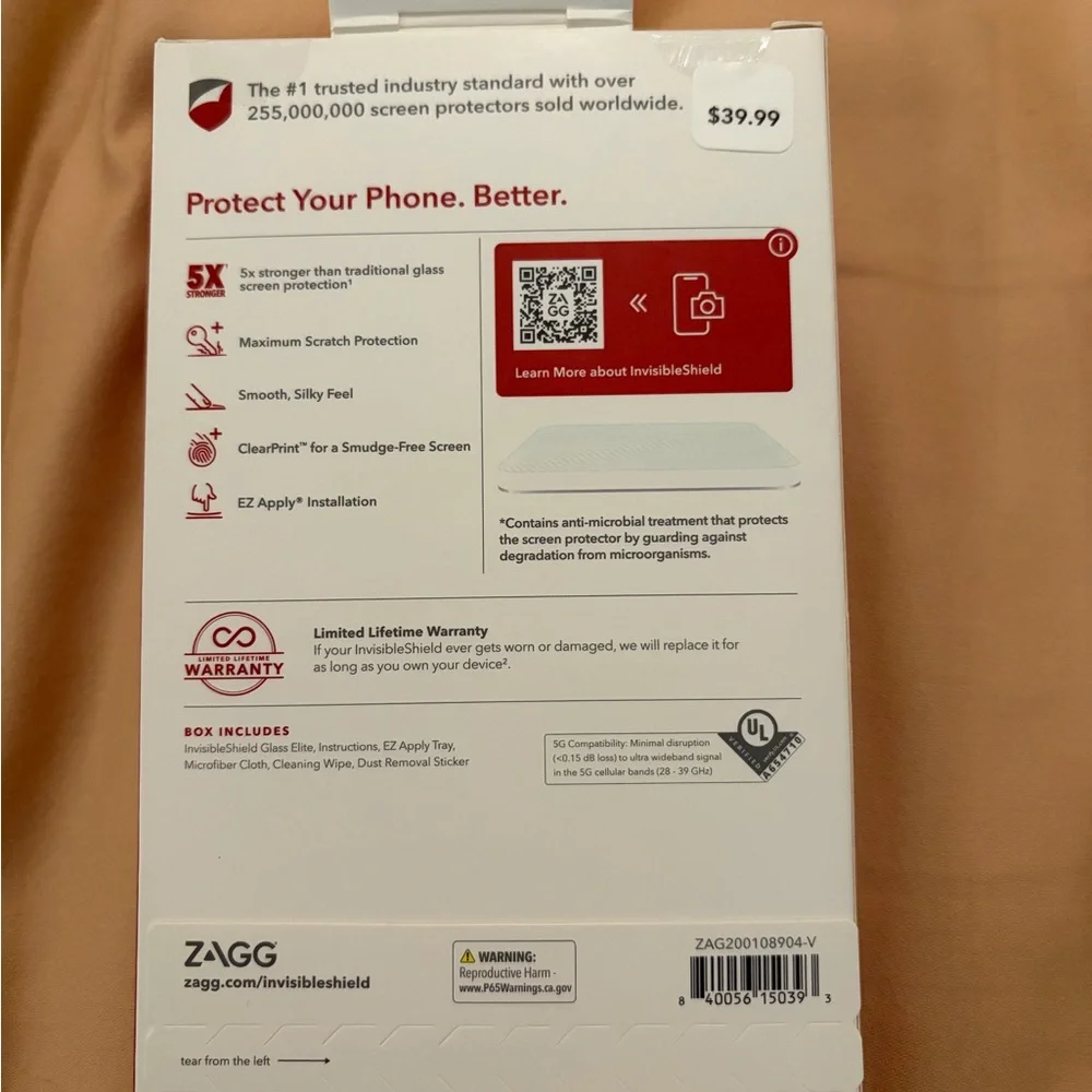 ZAGG invisibleshield glass